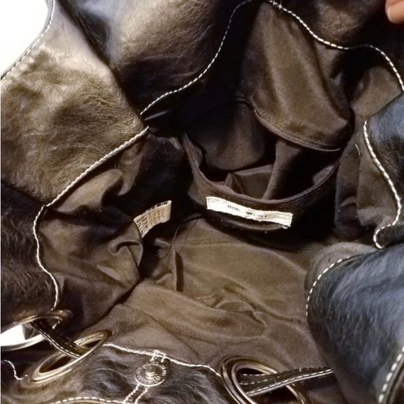 Nine West Hobo / Satchel Black Shoulder Handbag - Picture 4 of 9